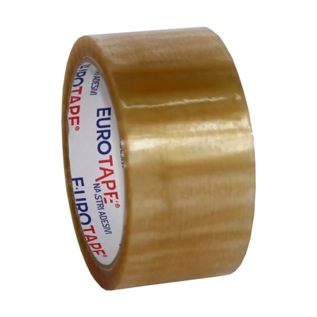 TAŚMA PAKOWA EUROTAPE SOLVENT TRANSPARENT 48/60